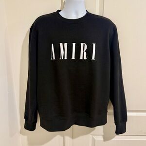 AMIRI Black Crewneck Sweater